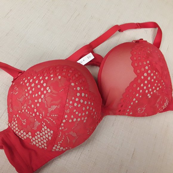 Cacique Red lace bra 42B - Picture 1 of 4